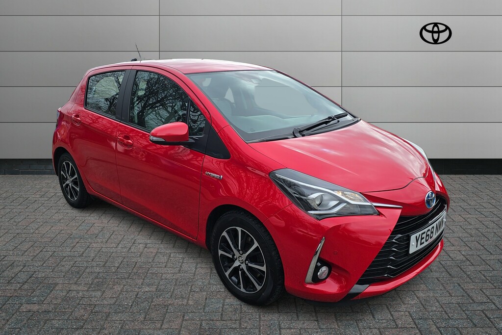 Compare Toyota Yaris Vvt-i Icon Tech YE68NWN Red