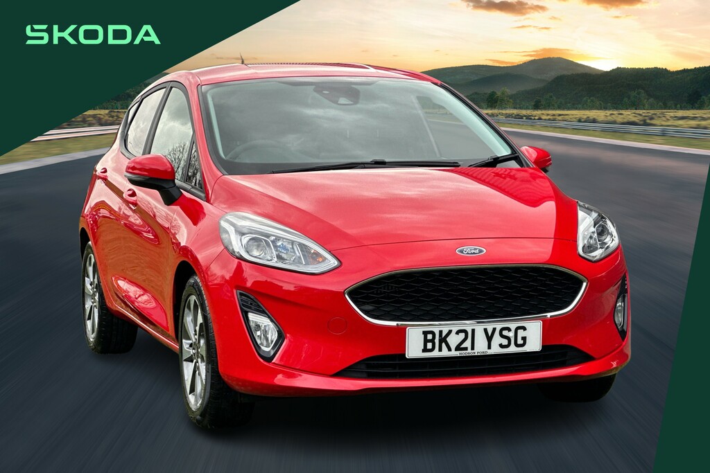 Compare Ford Fiesta 1.0 Ecoboost Hybrid Mhev 125 Trend BK21YSG Red
