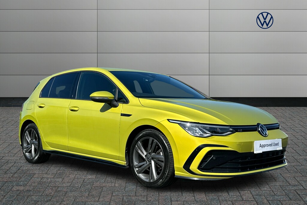 Compare Volkswagen Golf 2.0 Tdi 150 R-line Dsg GL70YLF Yellow