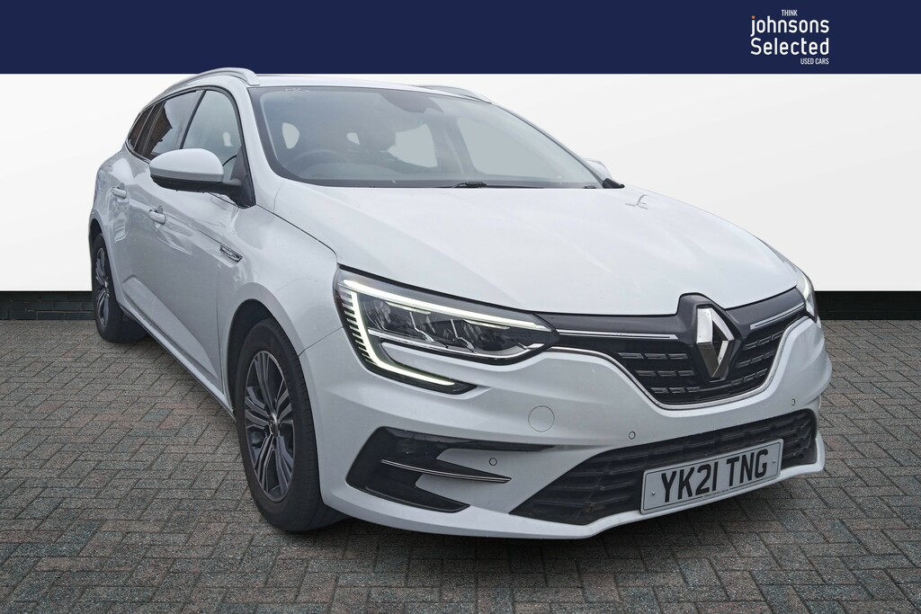 Compare Renault Megane Iconic Tce YK21TNG White