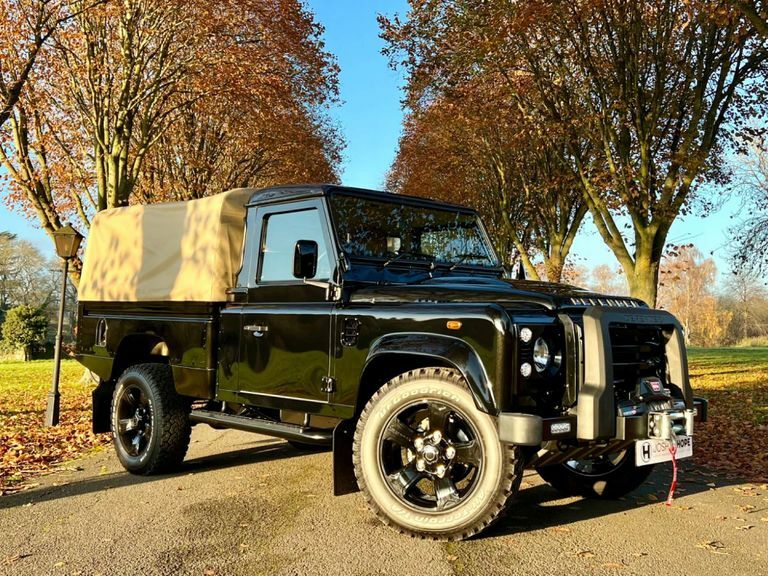 Compare Land Rover Defender 110 2.2 Defender 110 High Capacity Pick Up Td 4Wd NB15XXX Black