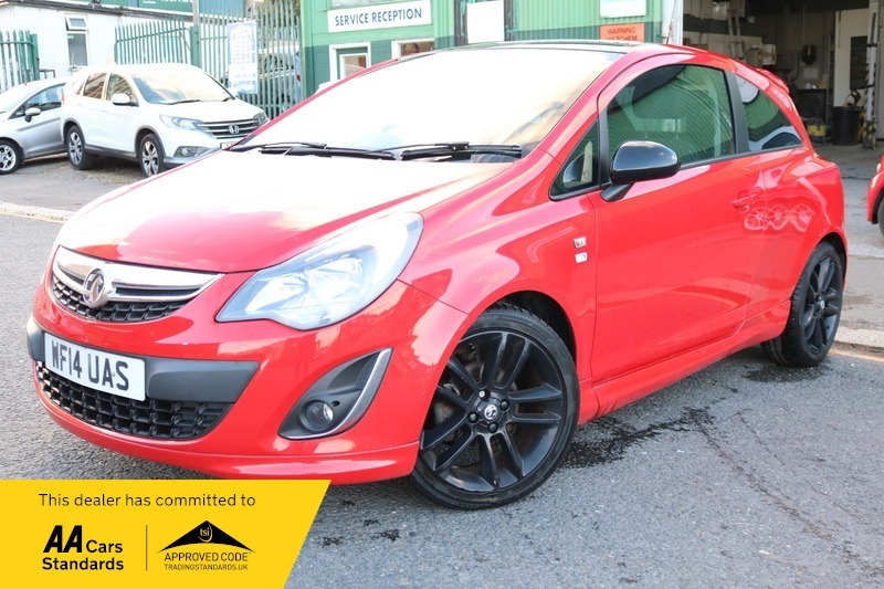 Compare Vauxhall Corsa Limited Edition WF14UAS Red