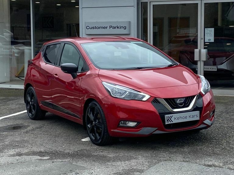 Compare Nissan Micra 1.0 Ig-t N-sport Euro 6 Ss ESZ2628 Red