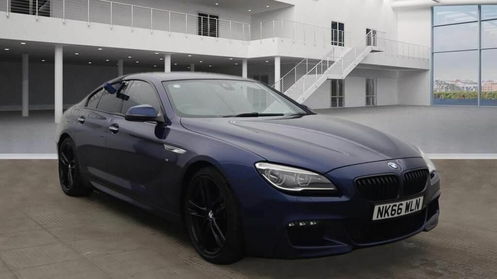 Compare BMW 6 Series Gran Coupe Saloon 3.0 640D M Sport Euro 6 Ss 201 NK66WLN Blue