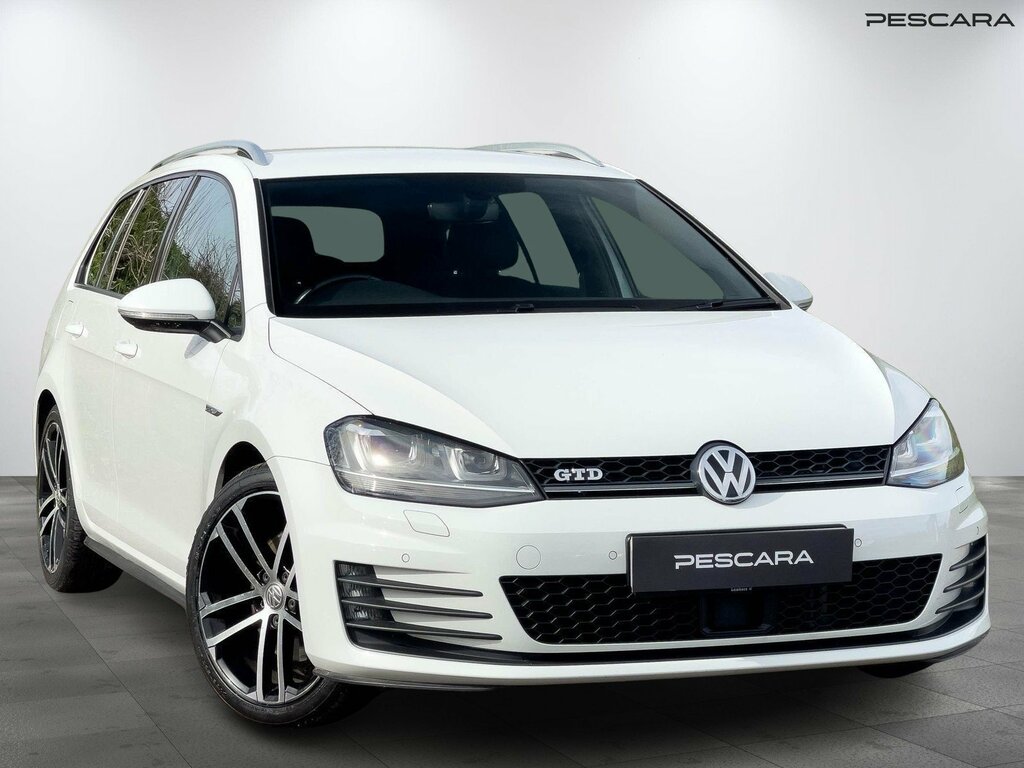 Compare Volkswagen Golf 2.0 Tdi Bluemotion Tech Gtd Nav Estate Diese PG66DNY White