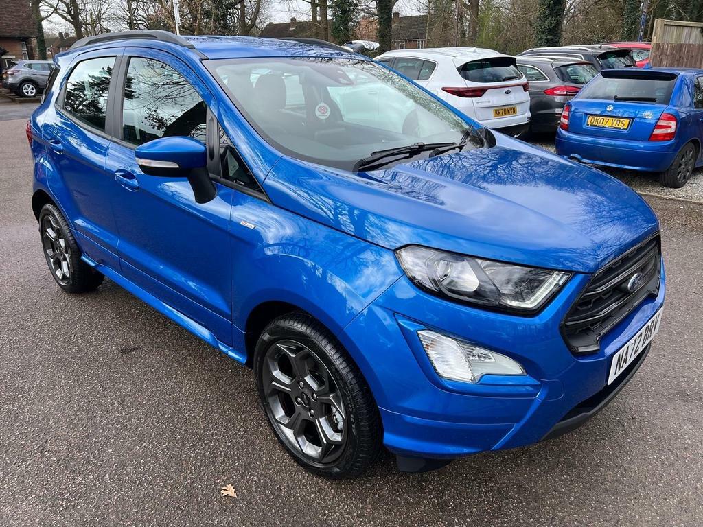Compare Ford Ecosport 1.0T Ecoboost St-line Euro 6 Ss NA72BRV Blue