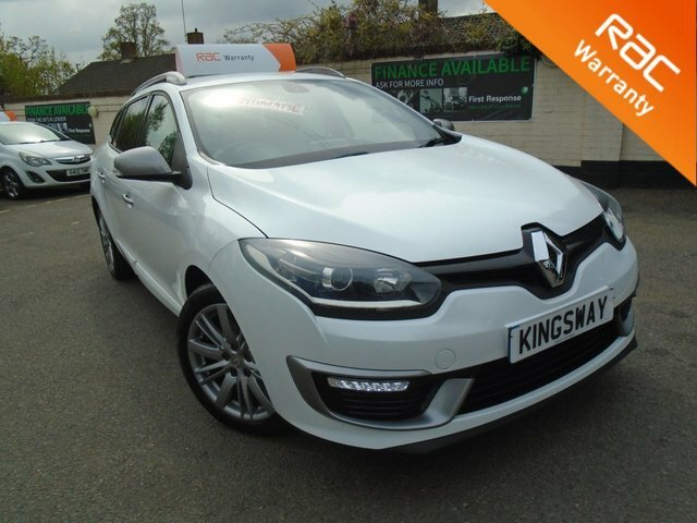 Compare Renault Megane 1.5 Gt Line Tomtom Dci Edc 110 Bhp LL14AAX White