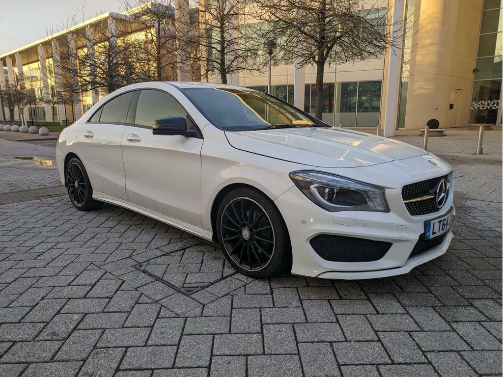 Compare Mercedes-Benz CLA Class 1.6 Cla180 Amg Sport Coupe Euro 6 Ss LT64GVD White
