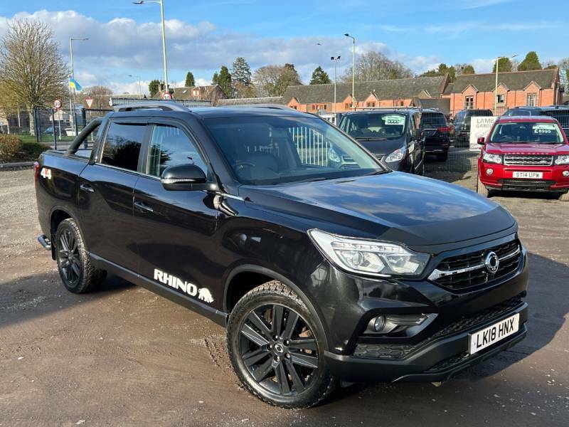 Compare SsangYong Musso Double Cab Pick Up Rhino Awd LK18HNX Black