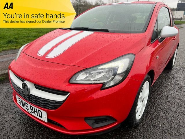 Compare Vauxhall Corsa 1.2 Sting 69 Bhp SW15BHD Red
