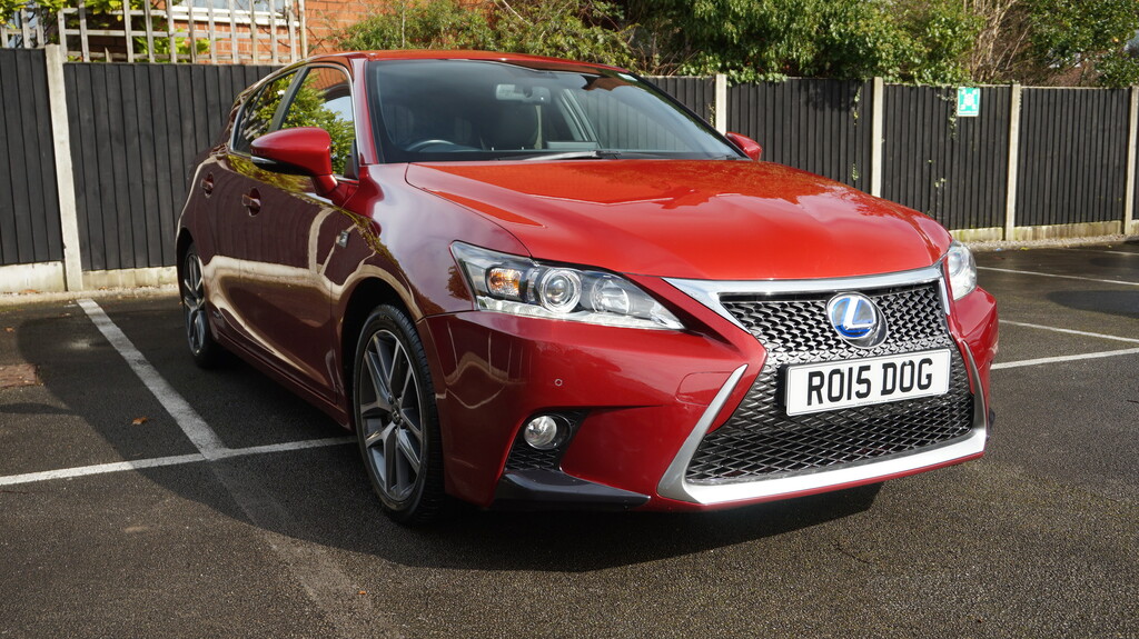 Compare Lexus CT 200H 1.8 F Sport Cvt RK65NLY Red