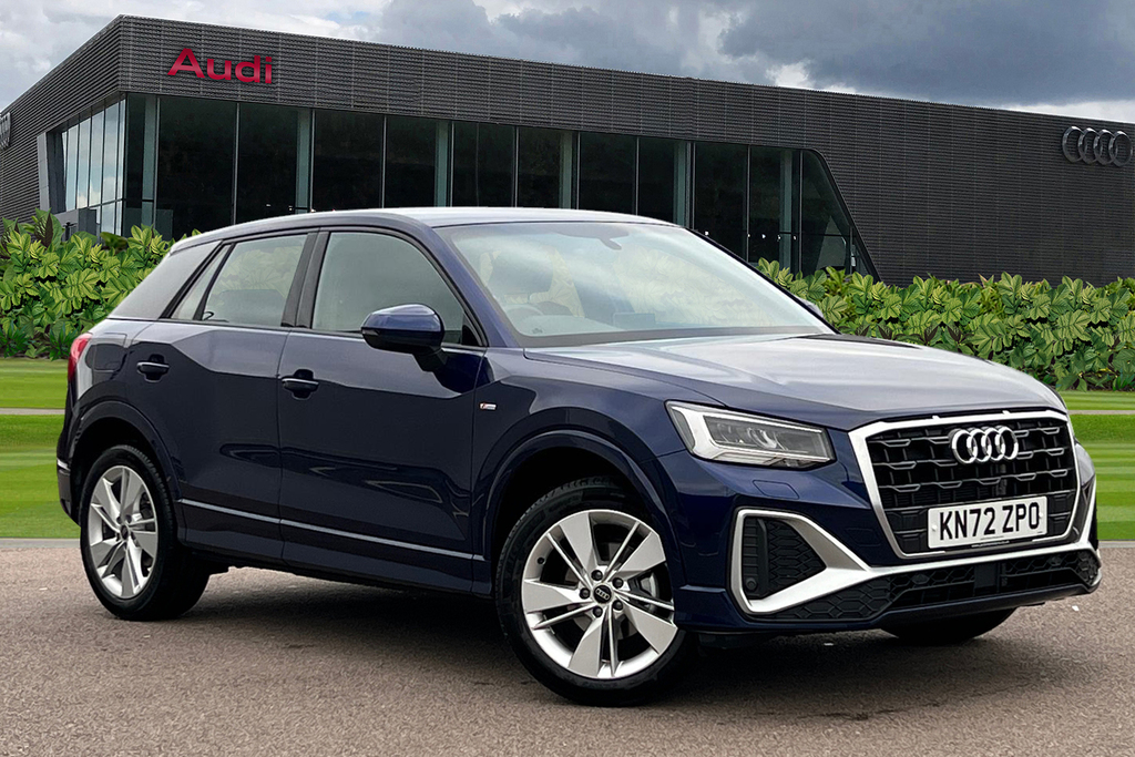 Compare Audi Q2 S Line 30 Tfsi 110 Ps 6-Speed KN72ZPO Blue