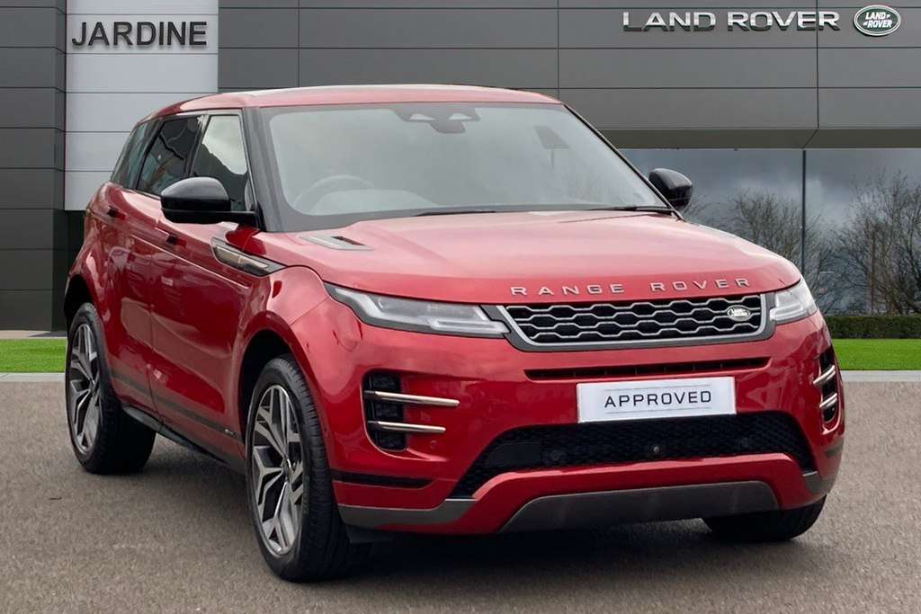 Compare Land Rover Range Rover Evoque 2.0 D200 R-dynamic Hse KP71EHO Red