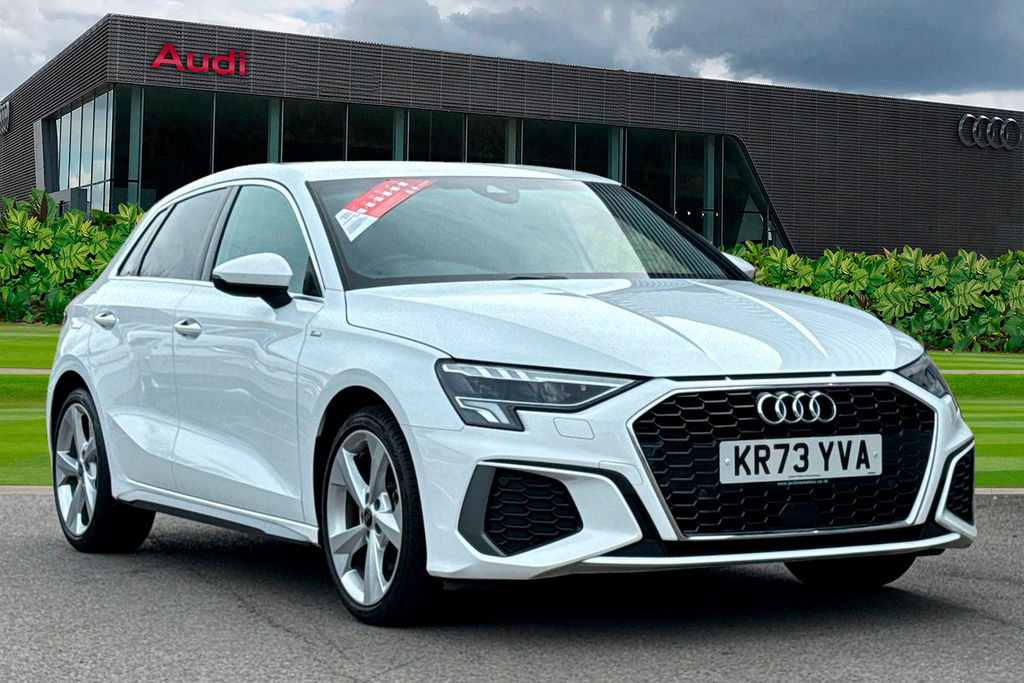 Compare Audi A3 S Line 35 Tfsi 150 Ps 6-Speed KR73YVA White