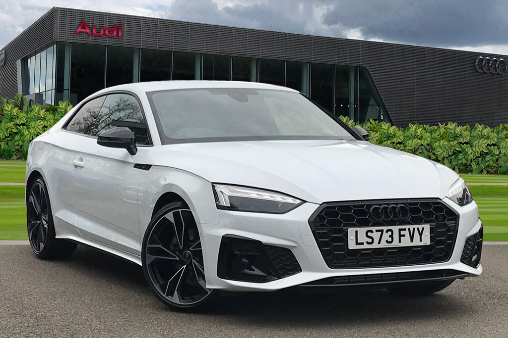 Compare Audi A5 Coup- Black Edition 35 Tfsi 150 Ps S Tronic LS73FVY White