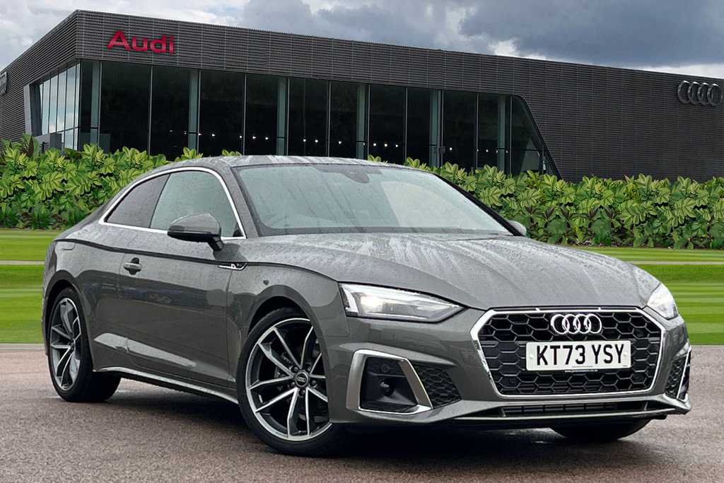 Compare Audi A5 Coup- S Line 35 Tfsi 150 Ps S Tronic KT73YSY Grey