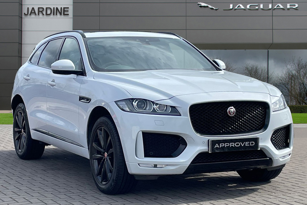 Compare Jaguar F-Pace 2.0D 180 Chequered Flag Awd DS19OUX White