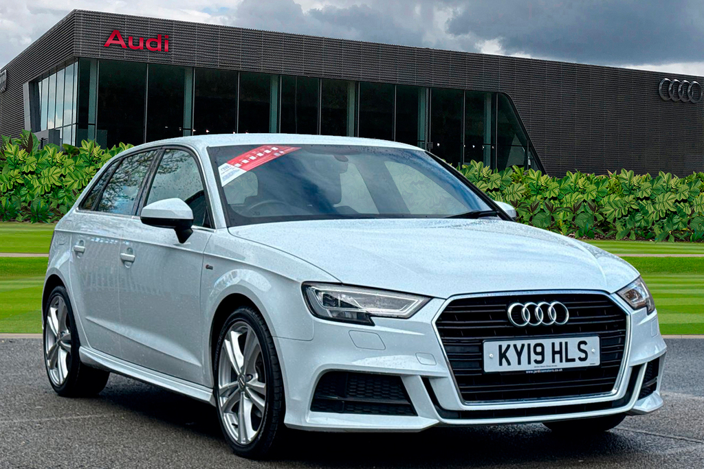 Compare Audi A3 S Line 30 Tdi 116 Ps S Tronic KY19HLS White