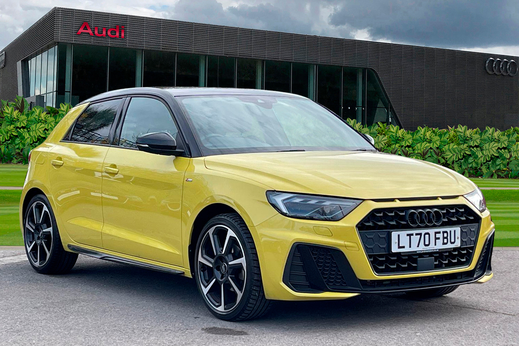 Compare Audi A1 S Line Contrast Edition 35 Tfsi 150 Ps S Tronic LT70FBU Yellow