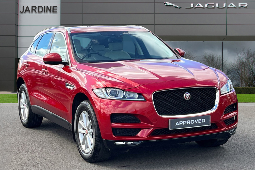 Compare Jaguar F-Pace 2.0D Prestige Awd BT17VLX Red