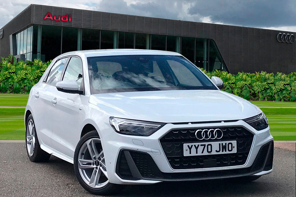 Compare Audi A1 S Line 25 Tfsi 95 Ps 5-Speed YY70JWO White