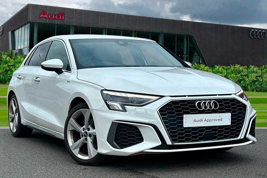 Compare Audi A3 S Line 30 Tfsi 110 Ps S Tronic BT70TGE White
