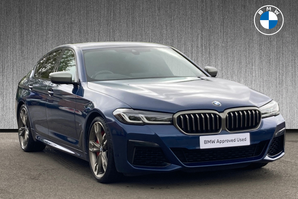 Compare BMW 5 Series M550i Xdrive Saloon AV21LJA Blue