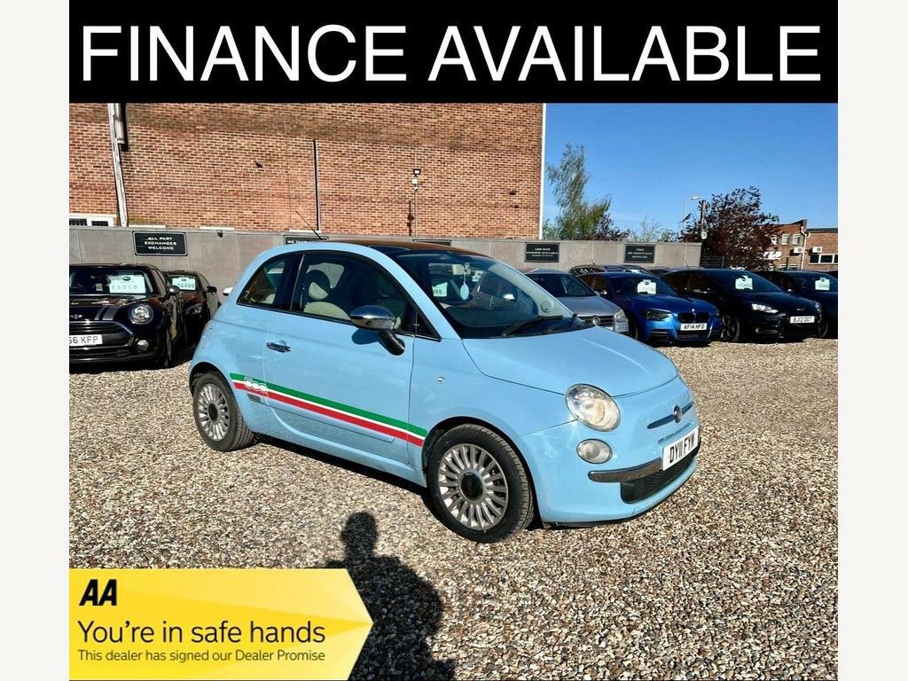 Compare Fiat 500 0.9 Twinair Lounge Euro 5 Ss DY11FYM Blue
