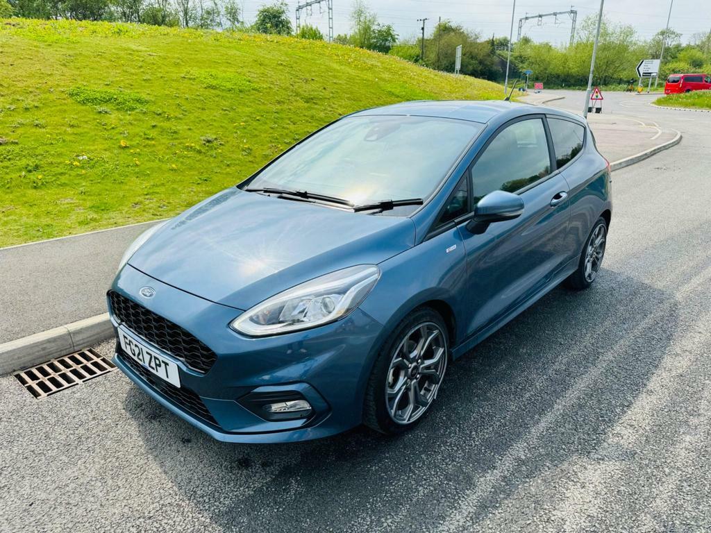 Ford Fiesta 1.0T Ecoboost Mhev St-line Edition Euro 6 Ss Blue #1