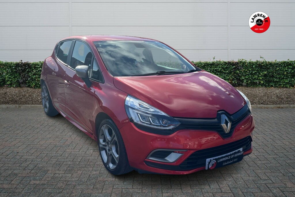 Compare Renault Clio 1.5 Dci 90 Gt Line HN68UBB Red