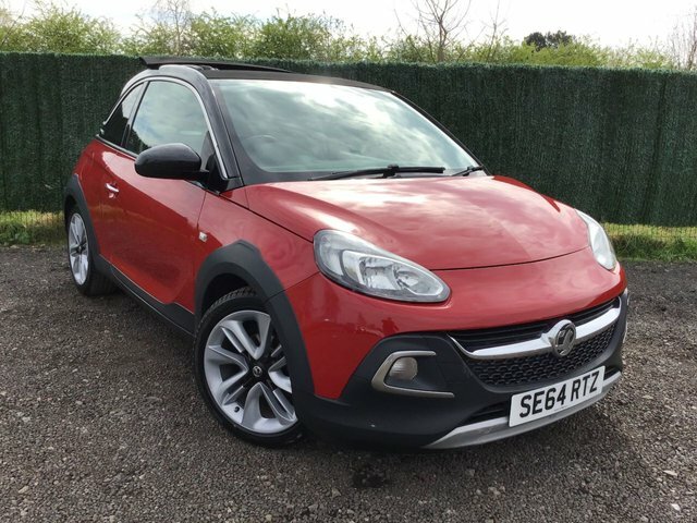 Compare Vauxhall Adam 1.2 Rocks Air 69 Bhp Finance Available From Po SE64RTZ Red