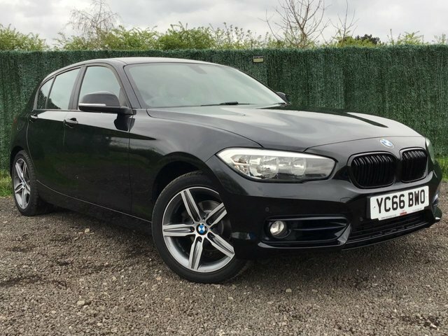 Compare BMW 1 Series 2.0 118D Sport 147 Bhp -Cheap Car Finance From YC66BWO Black