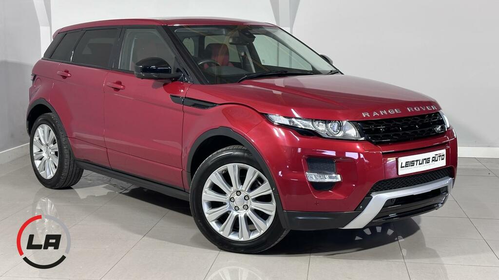 Compare Land Rover Range Rover Evoque Dynamic  Red