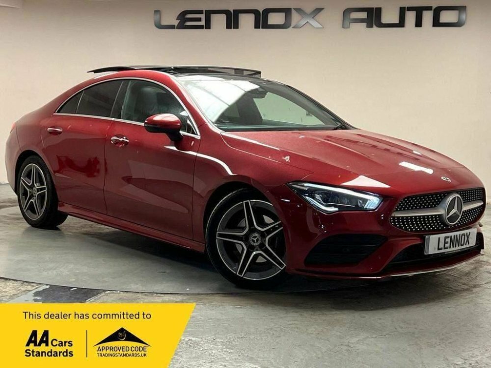 Compare Mercedes-Benz CLA Class 1.3 Cla180 Amg Line Premium Plus 2 Coupe 7G-dct RA21OSL Red