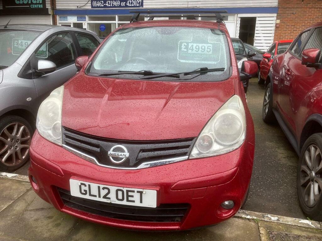 Compare Nissan Note 1.4 16V GL12OET Red