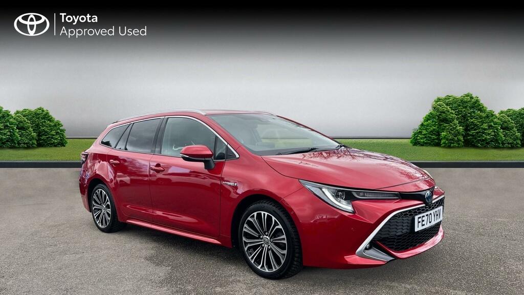 Compare Toyota Corolla 1.8 Vvt-h Excel Touring Sports Cvt Euro 6 Ss FE70YHV Red