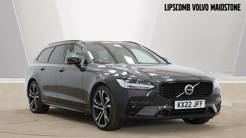 Compare Volvo V90 R-design, B6 Awd Mild Hybrid Premium Sound-panora KX22JFF Grey