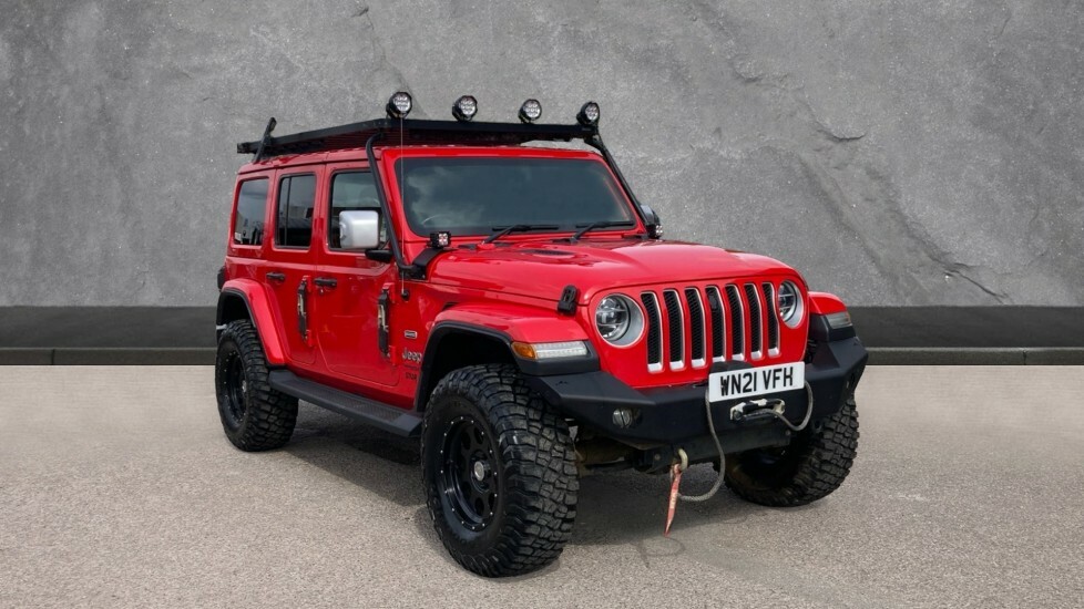 Compare Jeep Wrangler Overland Unlimited WN21VFH Red