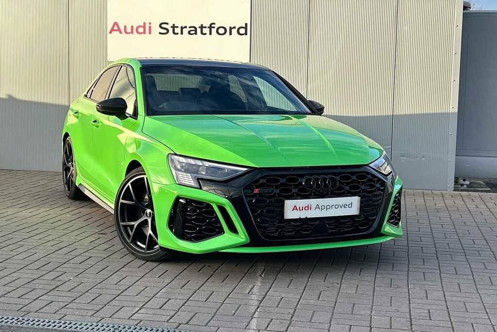 Compare Audi RS3 Rs 3 Tfsi Quattro Carbon Black S Tronic VN23KKB Green