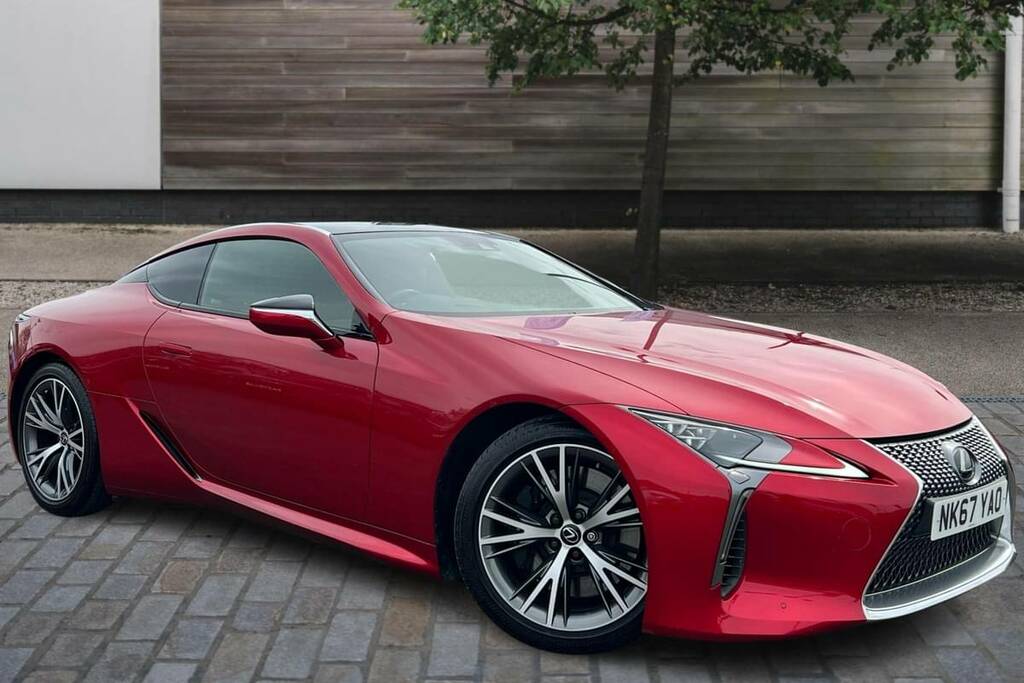 Compare Lexus LC 500 5.0 NK67YAO Red