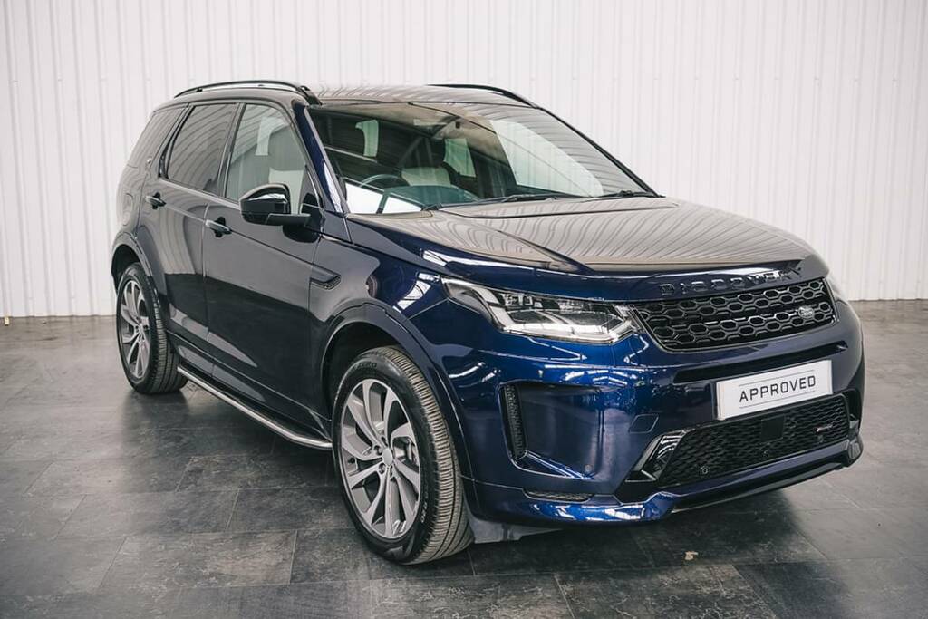 Compare Land Rover Discovery Sport 1.5 P300e R-dynamic Se 5 Seat BV22FOK Blue