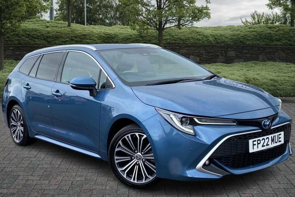 Compare Toyota Corolla 1.8 Vvt-i Hybrid Excel Cvt FP22MUE Blue