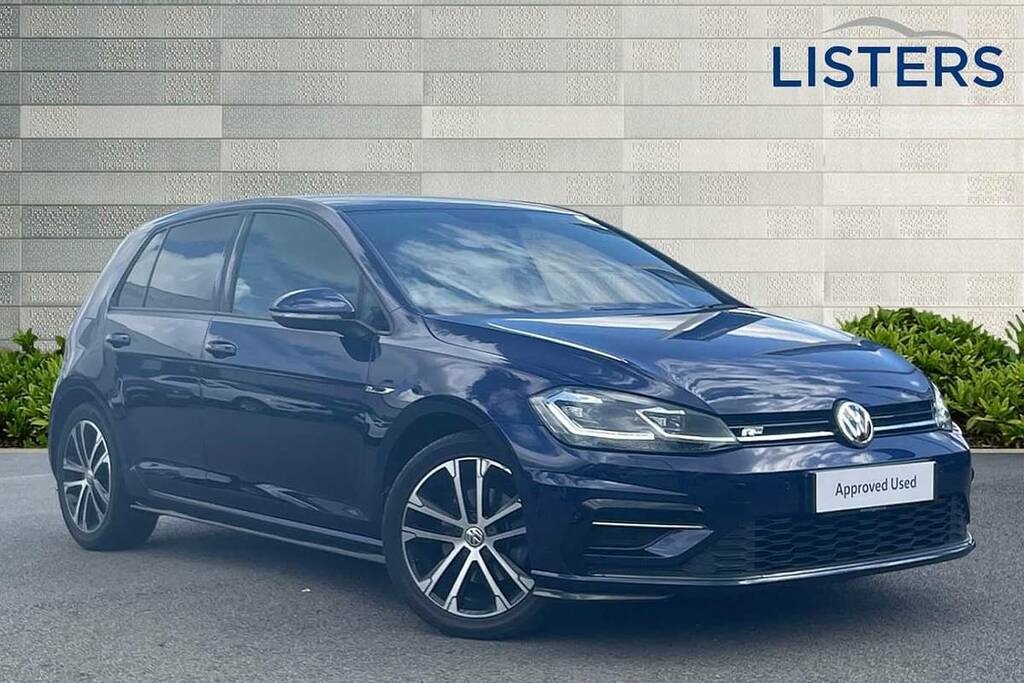 Compare Volkswagen Golf R-line Edition Tsi Evo DE20UVT Blue