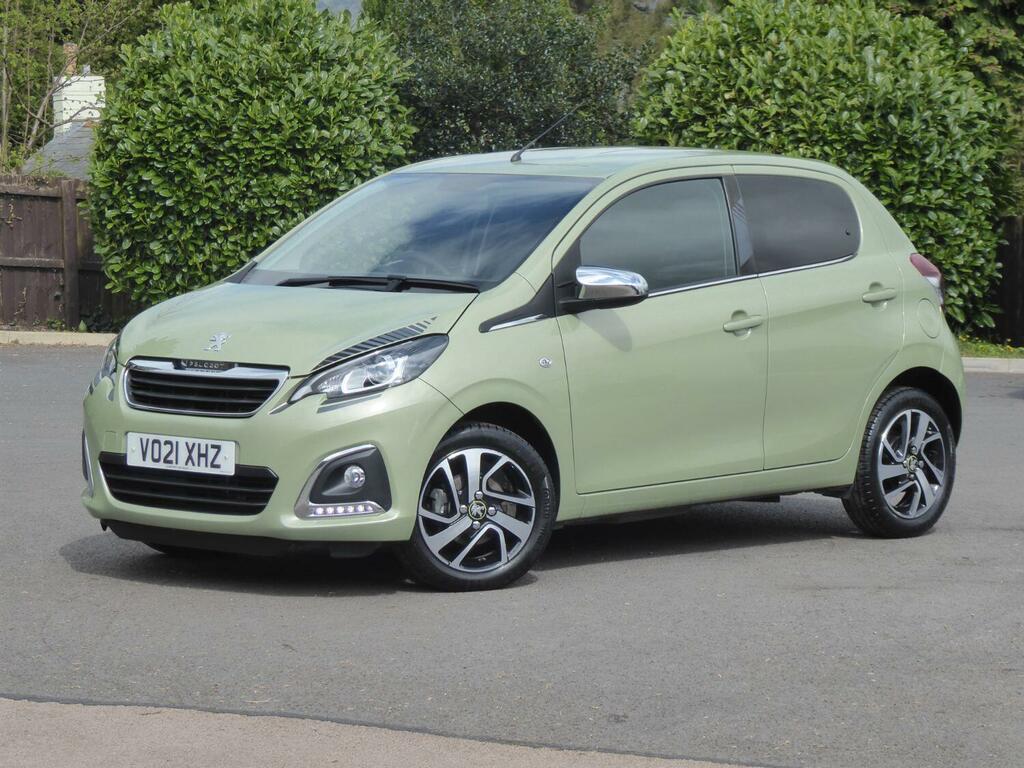 Compare Peugeot 108 Hatchback 1.0 Collection 202121 VO21XHZ Green