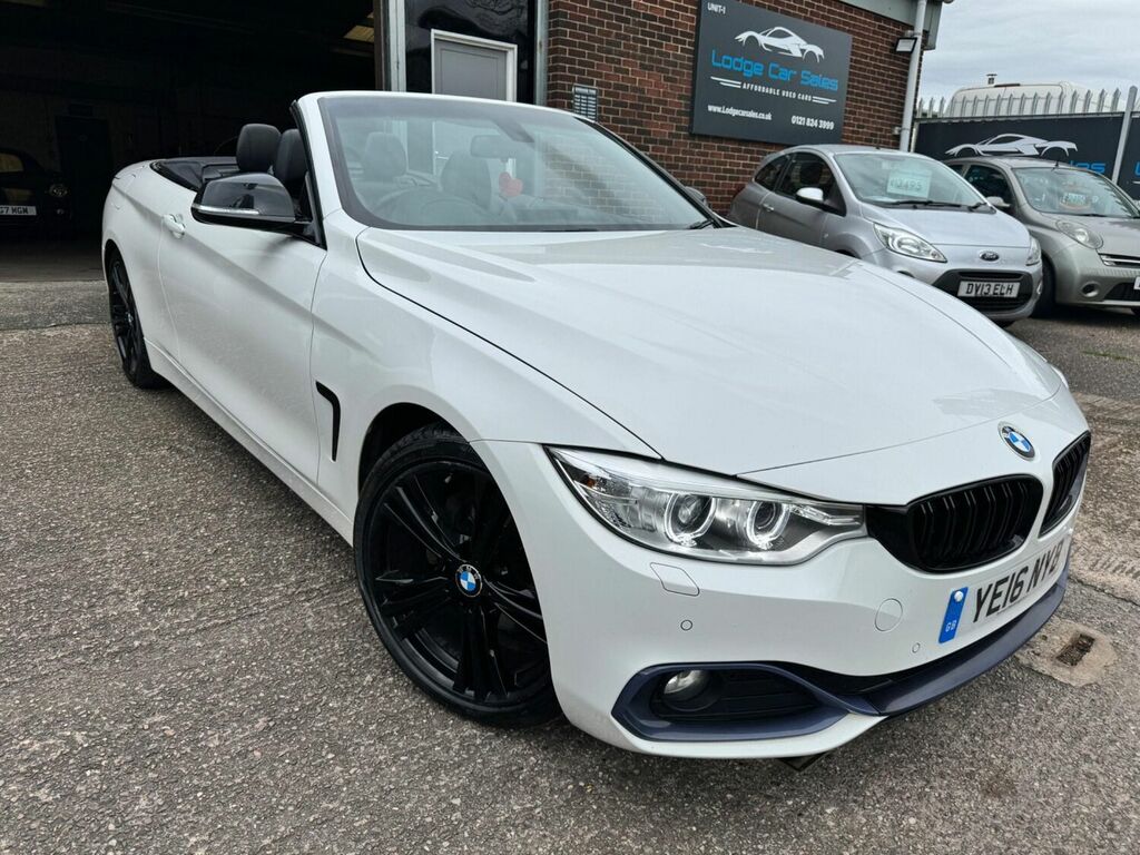 Compare BMW 4 Series Convertible YE16NYB White