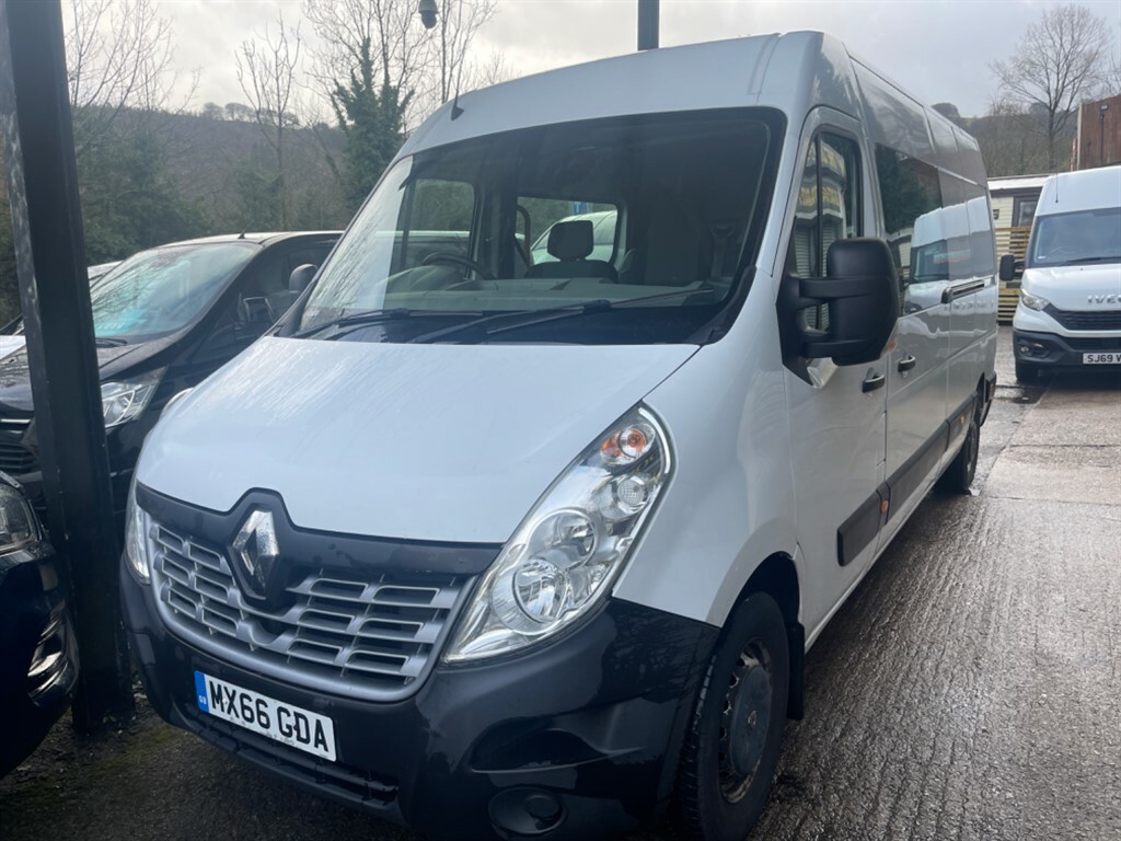 Compare Renault Master Lm35 Business 6 Seater Crew-cab Energy Dci Euro MX66GDA White