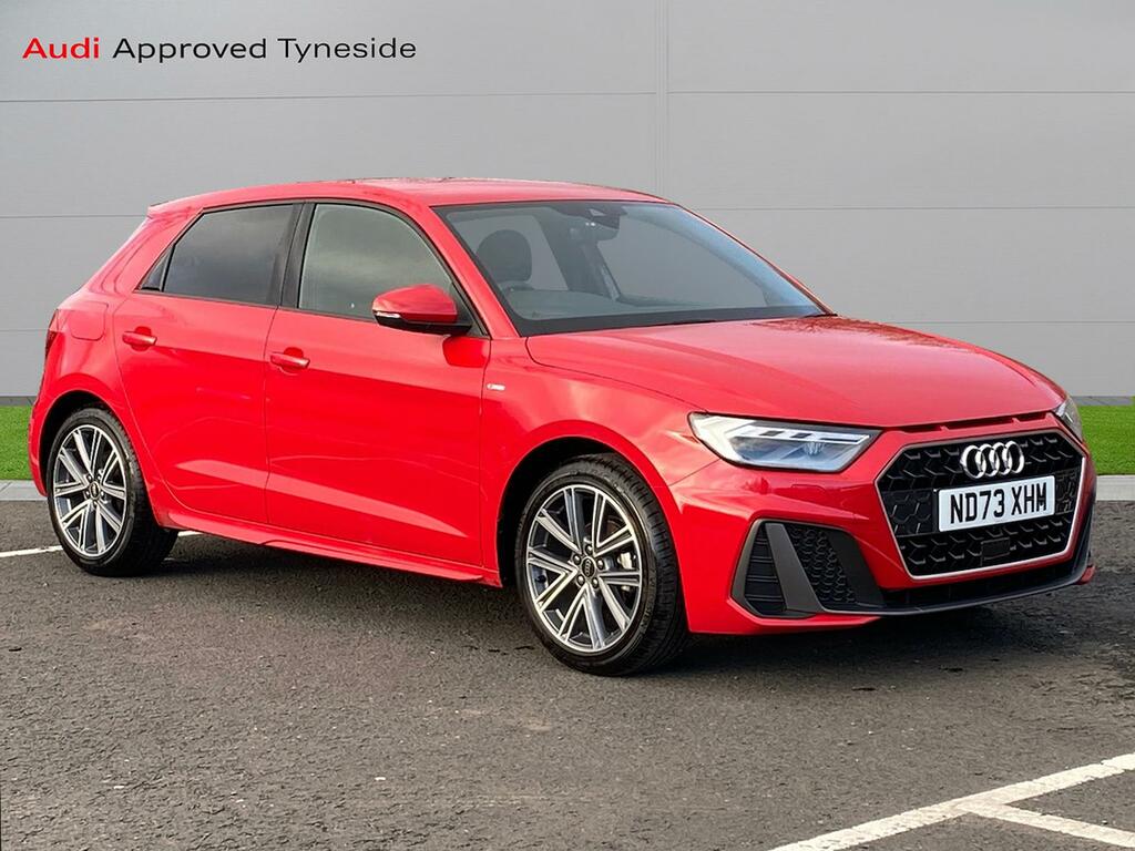 Compare Audi A1 25 Tfsi S Line ND73XHM Red
