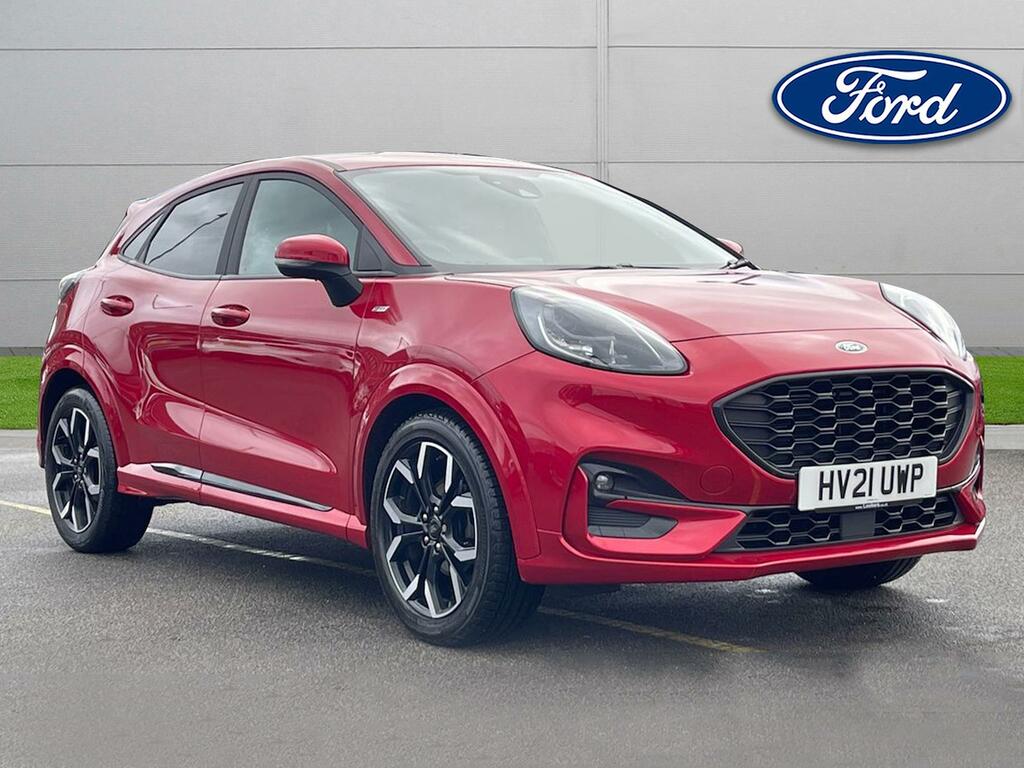 Compare Ford Puma 1.0 Ecoboost Hybrid Mhev 155 St-line X HV21UWP Red