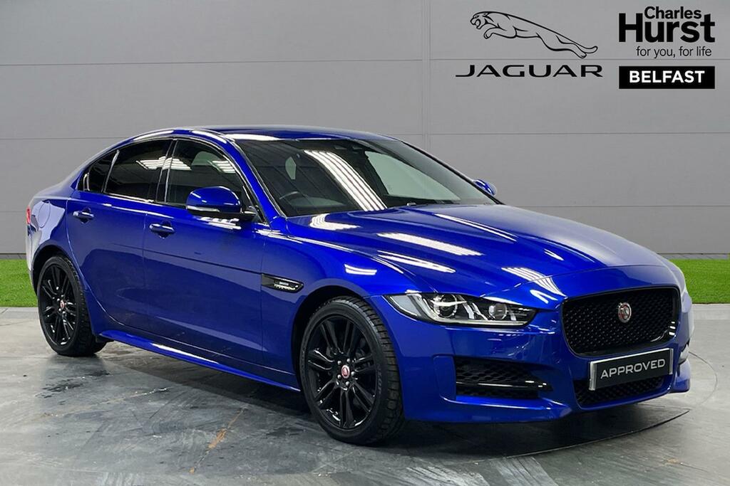 Compare Jaguar XE 2.0 Ingenium R-sport GV68XCR Blue