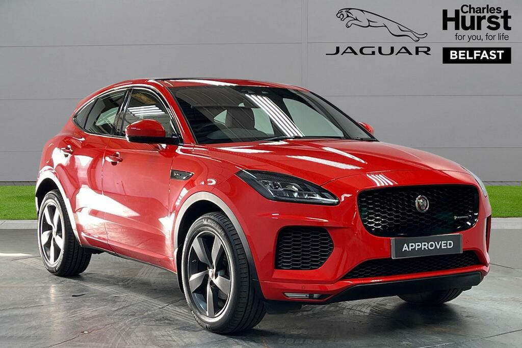Compare Jaguar E-Pace 2.0D Chequered Flag Edition RRZ2191 Red
